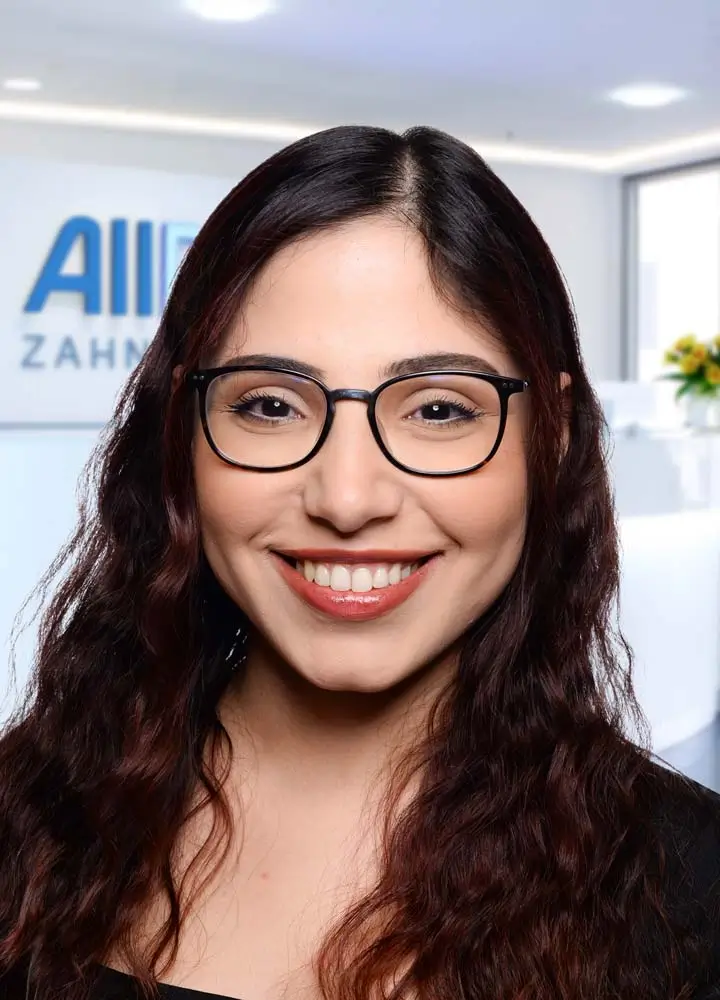 Portrait zahnmedizinische Prophylaxeassistenz Morin Ibrahim (AllDent Augsburg)