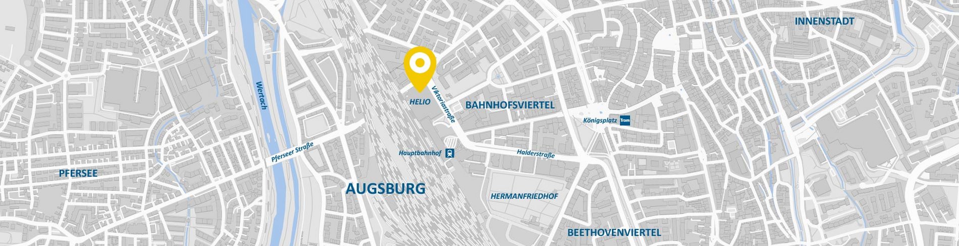 Stadtkarte AllDent Augsburg