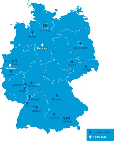 Deutschlandkarte AllDent 